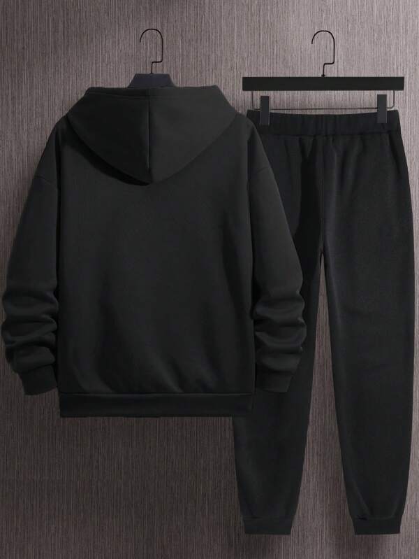 Conjunto De Moletom Preto